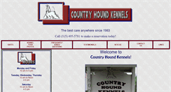 Desktop Screenshot of countryhoundkennels.com